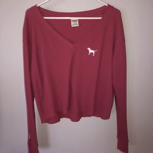 Pink brand long sleeve top